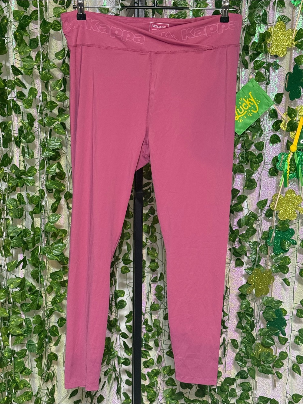 Kappa Women’s Rose Pink Active Leggings size XL